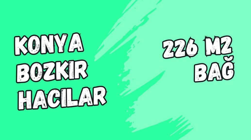 KONYA BOZKIR HACILAR KÖYÜNDE 226 M² BAĞ SATILIKTIR. - KONYA BOZKIR fotoğraf 18